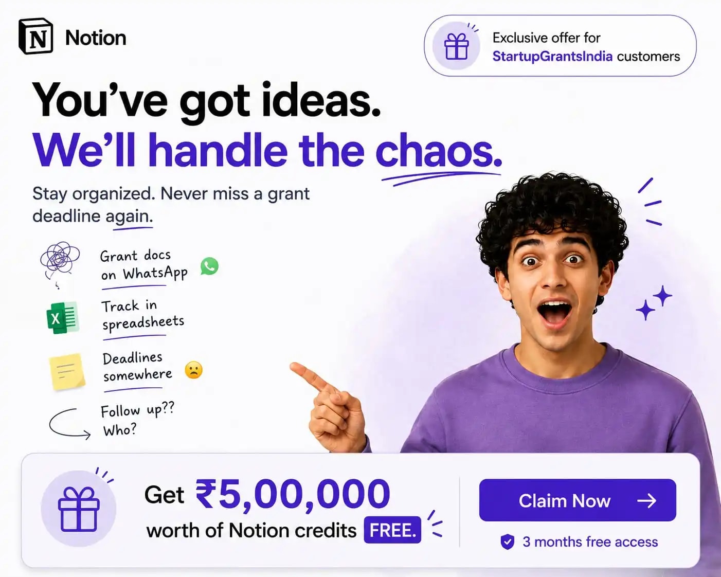 Notion — workspace, docs and AI for startups.